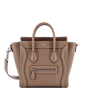 Celine Luggage Bag Grainy Leather Nano #222633C18B